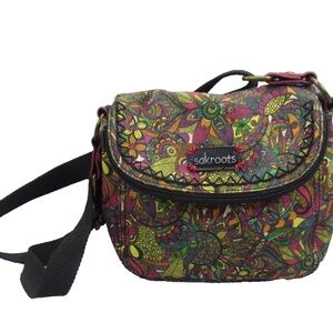 Sakroots Colorful Patterned Crossbody Bag
